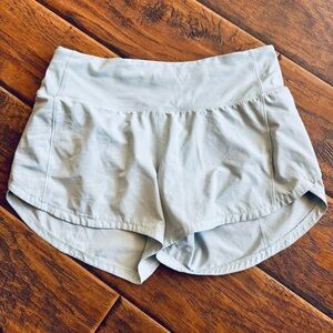 Lululemon Athletica Light Blue Women's Athletic Shorts Size 4